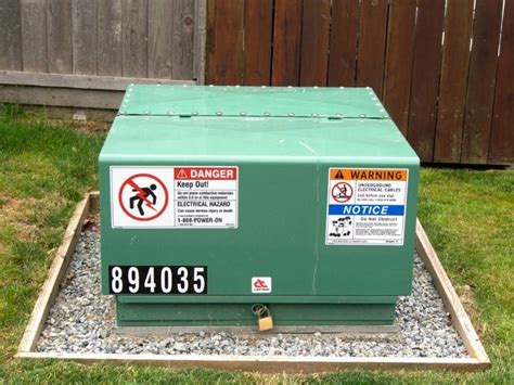 covering electrical box in yard|hide transformer box in backyard.